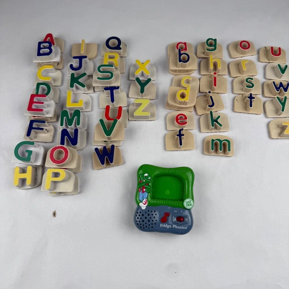 Leap Frog Fridge Phonics Magnetic Alphabet With Upper Lower ABCs TEST WORKS